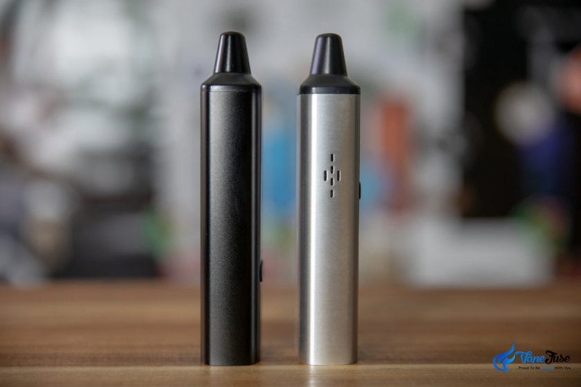 Ald Amaze WOW V2 Portable Vaporzier with V1 side view