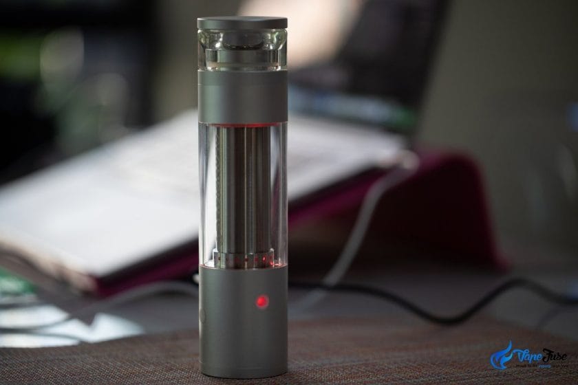 Hydrology9 vaporizer on the charger